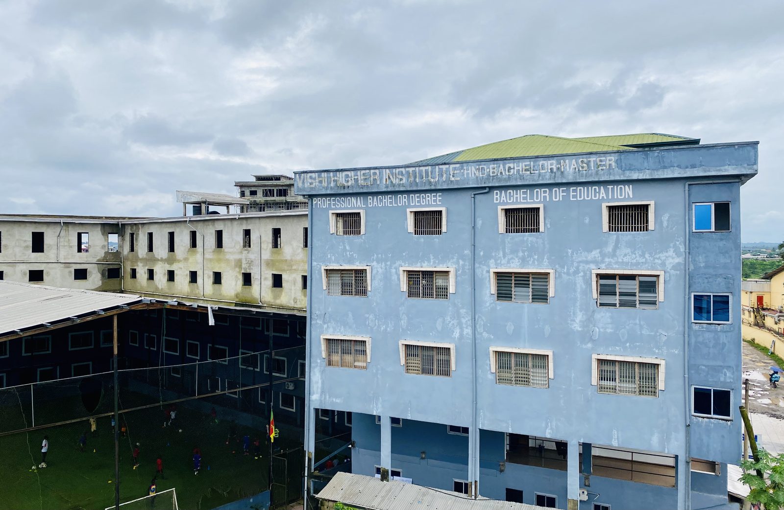 Vishi International School building in Bonaberi, Douala